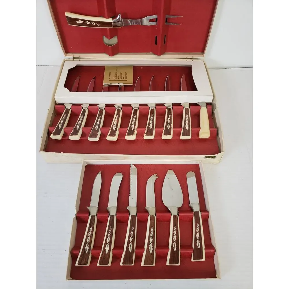 Vintage Sheffield England Regent Cutlery Set Stainless Steel 16 Pcs